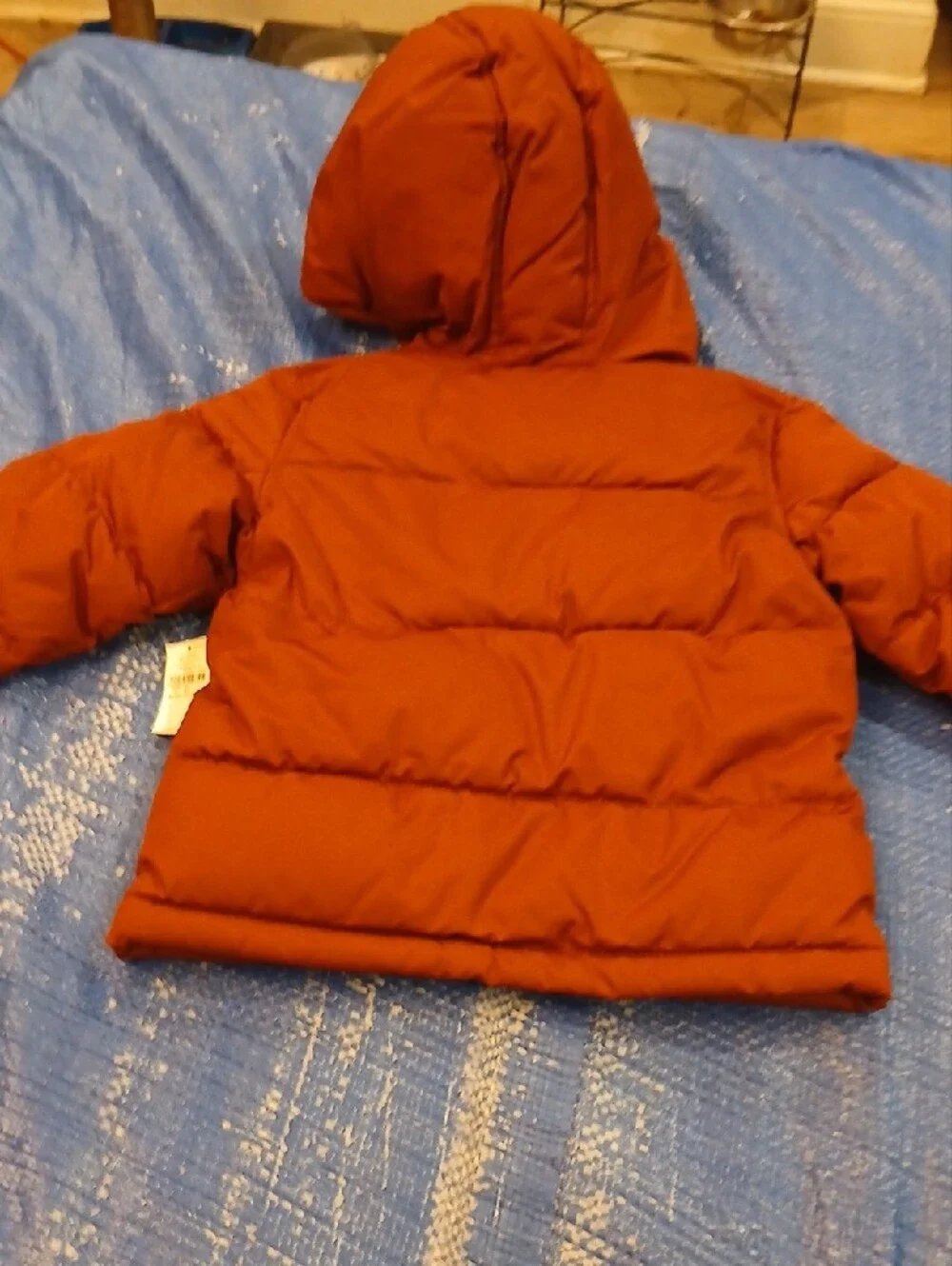 Old Navy Kids' Hooded Puffer Jacket - Rust
